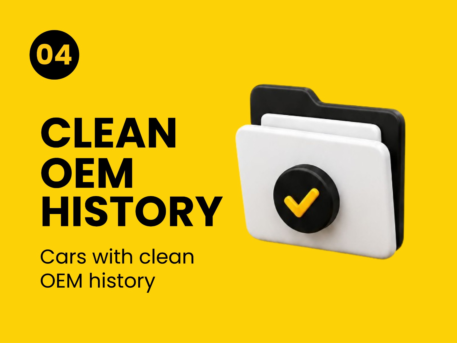 Cars with clean oem service history